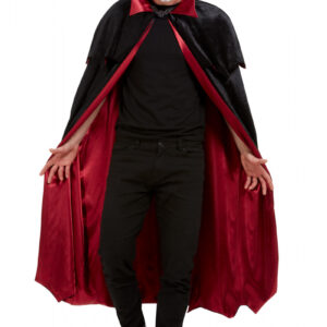 Vampir Cape Velours Deluxe für Erwachsene