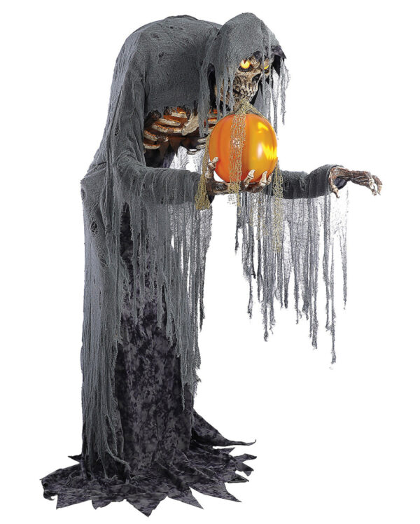 Jack Stalker mit sprechendem Kürbis Halloween Animatronic