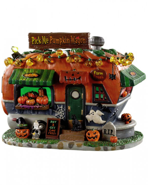 Lemax Spooky Town - Pick me Pumpkin Wagon