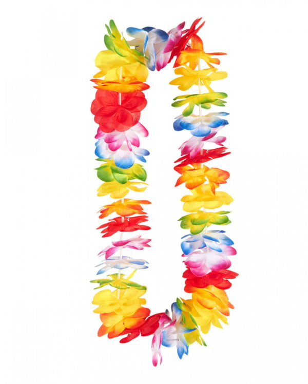 Bunte Blumenkette "Hawaii"