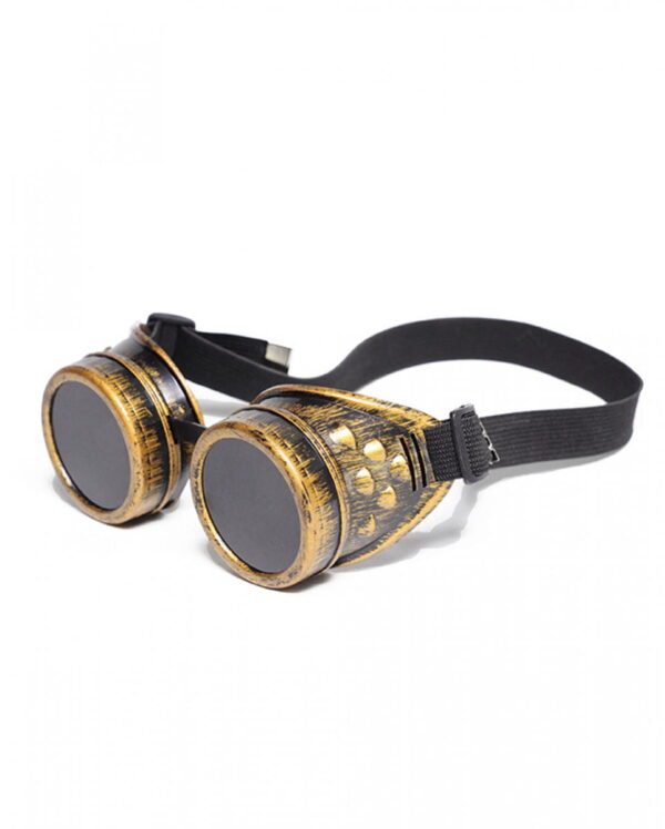 Steampunk Brille Messing