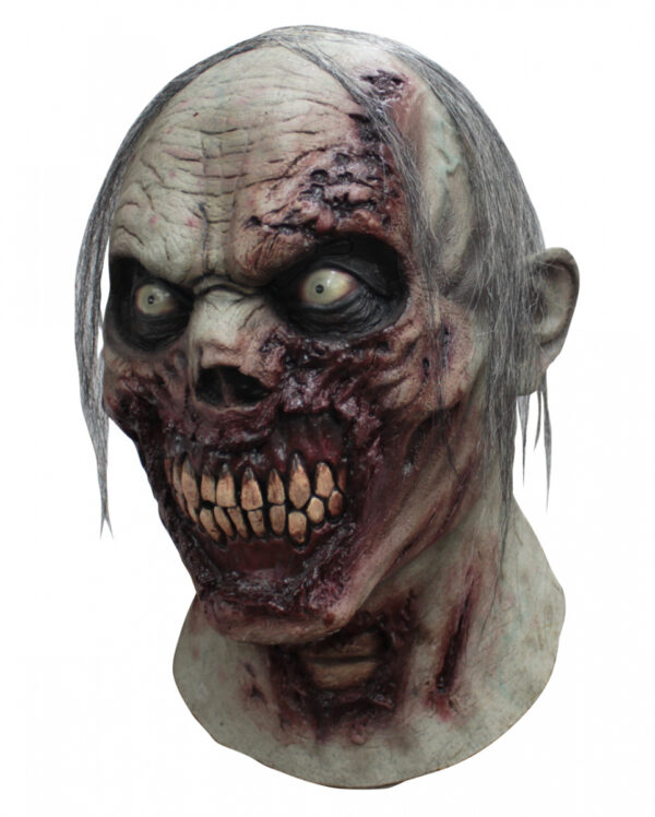 Zombie Maske mit Haaren