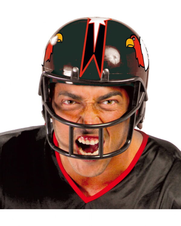 American Football Helm schwarz