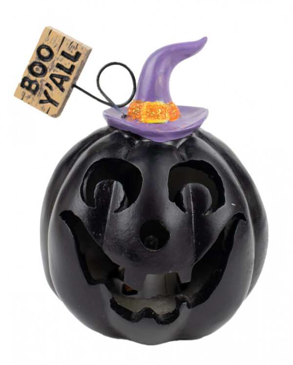 Boo Y'all Halloween Jack O'Lantern mit LED 14cm