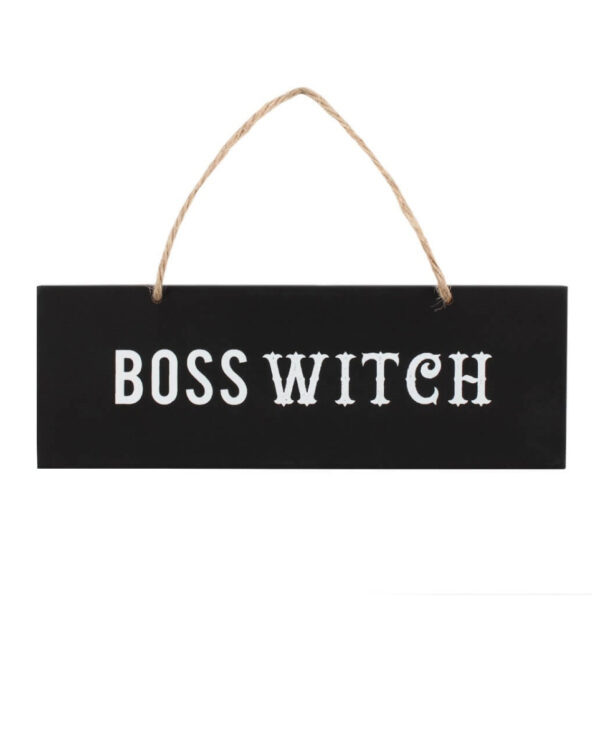 "Boss Witch" Hängeschild 20cm