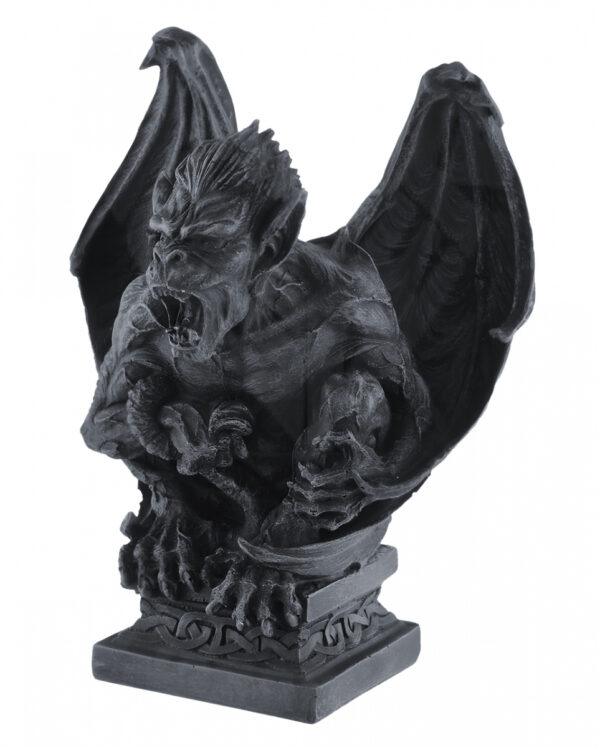 Brüllender Gargoyle mit Schwingen 18cm