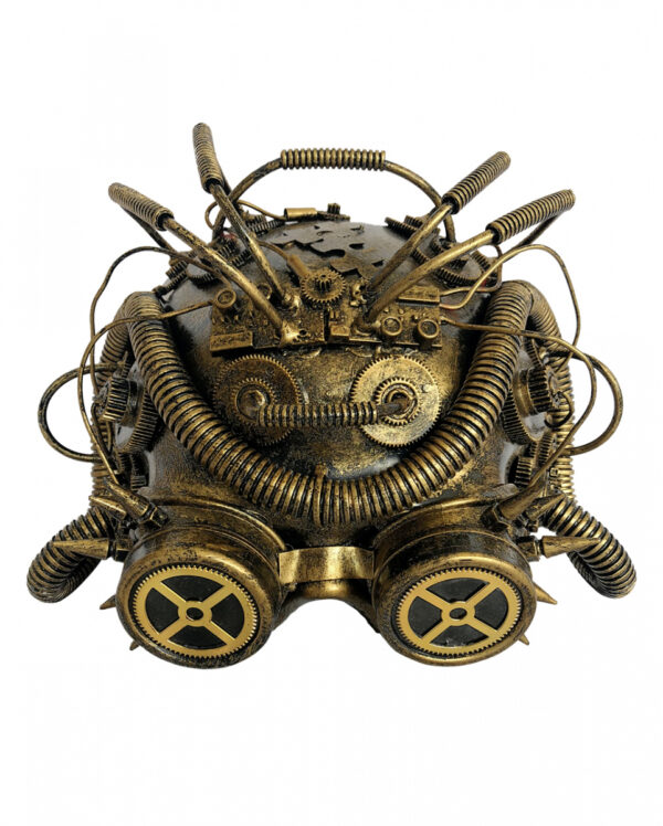 Dark Cyber Mind Steampunk Maske