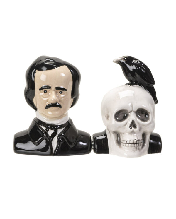 Edgar Allan Poe & Raven Salz & Pfefferstreuer Set