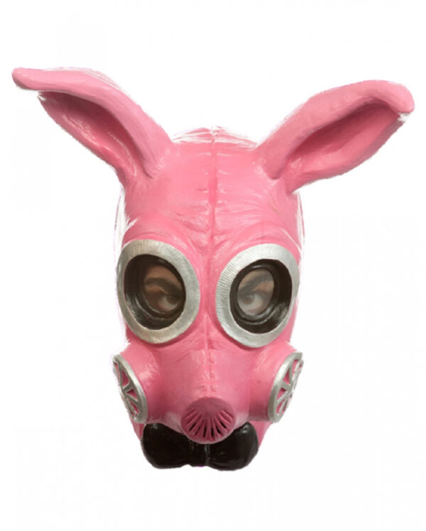 Fetisch Bunny Gas Maske pink