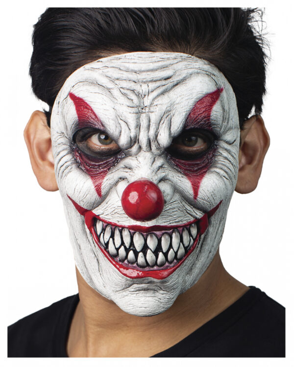 Fieser Horrorclown Maske