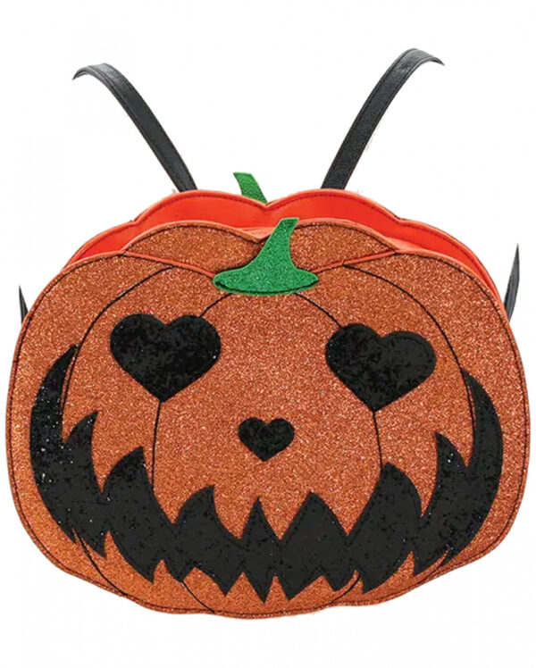 Glitzernder Jack O'Lantern Rucksack