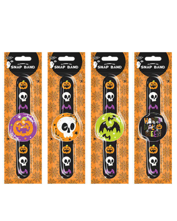 Halloween Flashing LED Snap Band