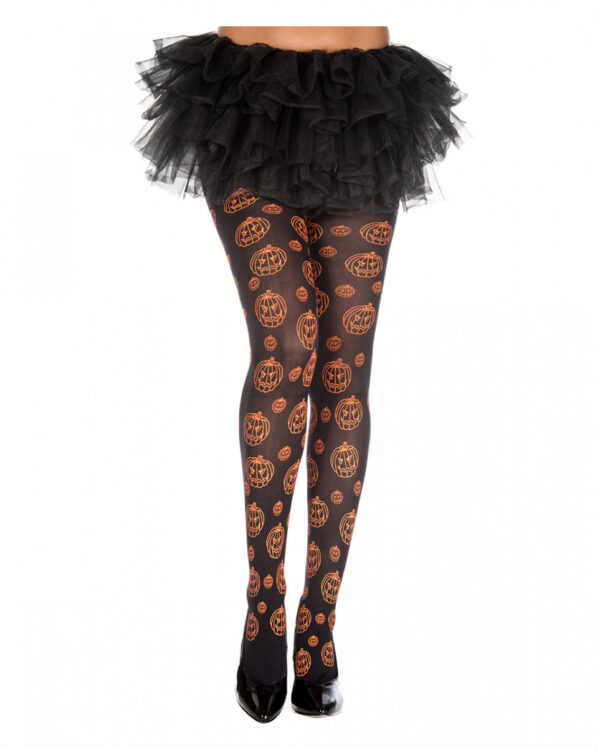 Halloween Kürbis Strumpfhose