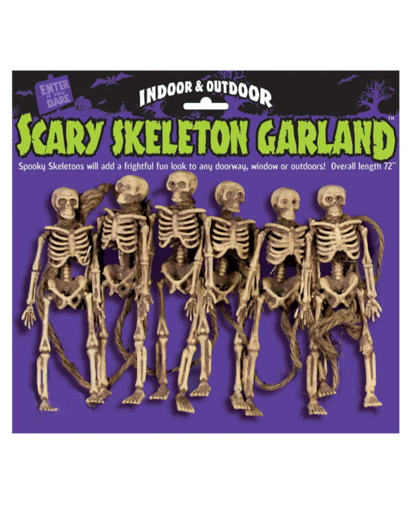 Scary Skelett Girlande 182cm