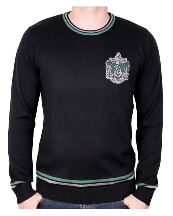 Harry Potter Slytherin Pullover schwarz XXL