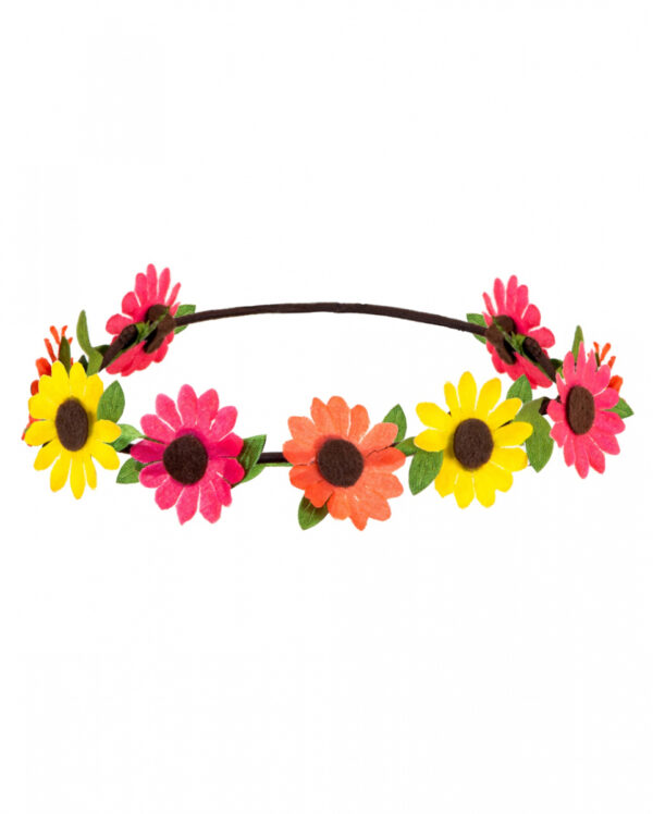 Hippie Haarband mit Blümchen