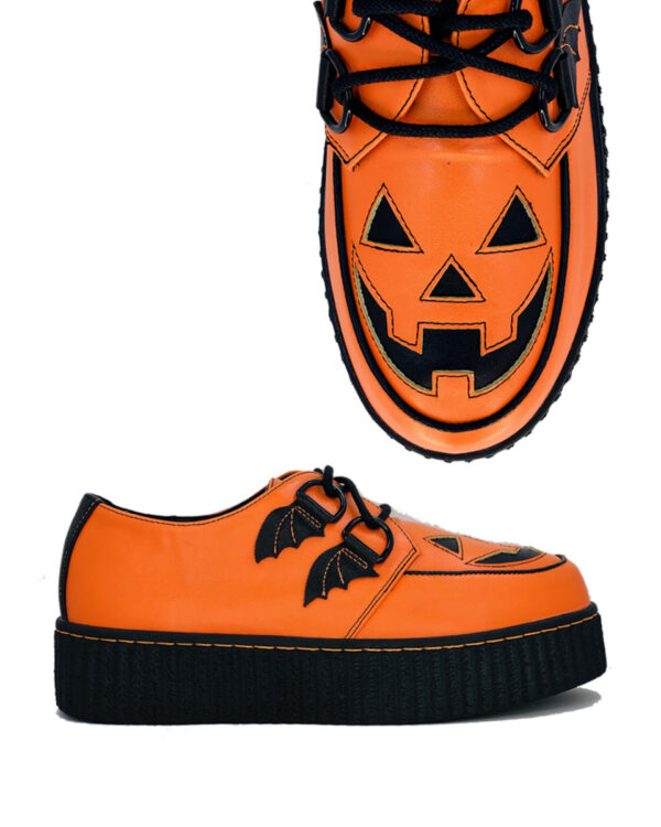 Jack O'lantern Trick or Treat Creepers Schuhe Orange 39