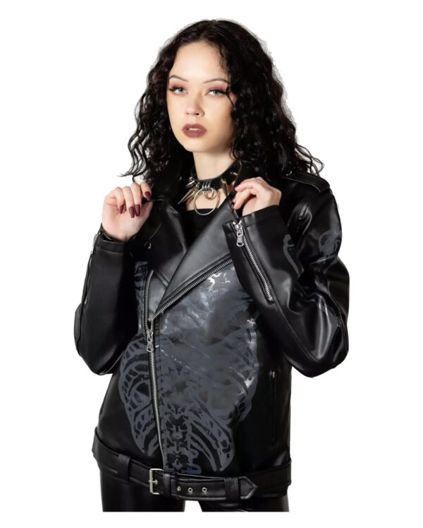 KILLSTAR Craniocaudal Biker Jacke L