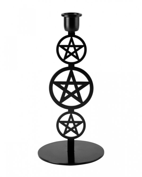 KILLSTAR Pentagramm Kerzenhalter Medium