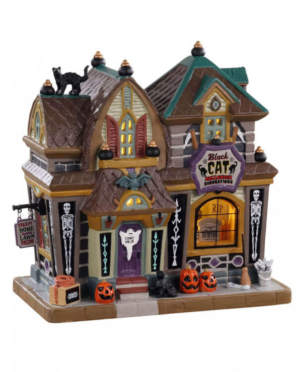 Lemax Spooky Town - Black Cat Decor