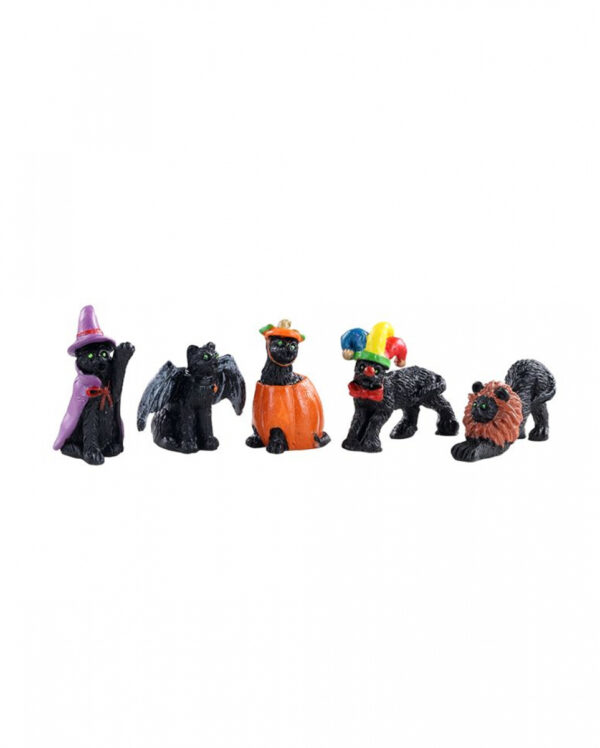 Lemax Spooky Town - Halloween Cats 5er Set