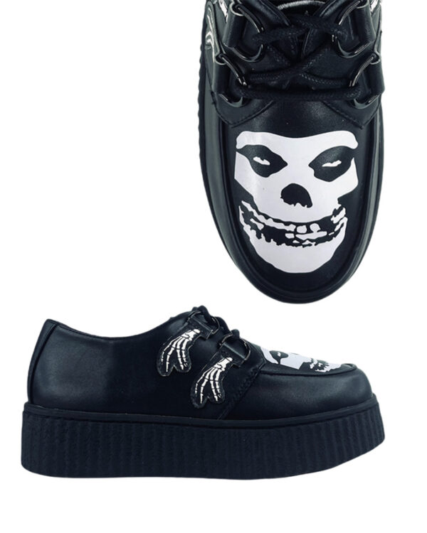 Misfits Skull Black Creepers Schuhe 40