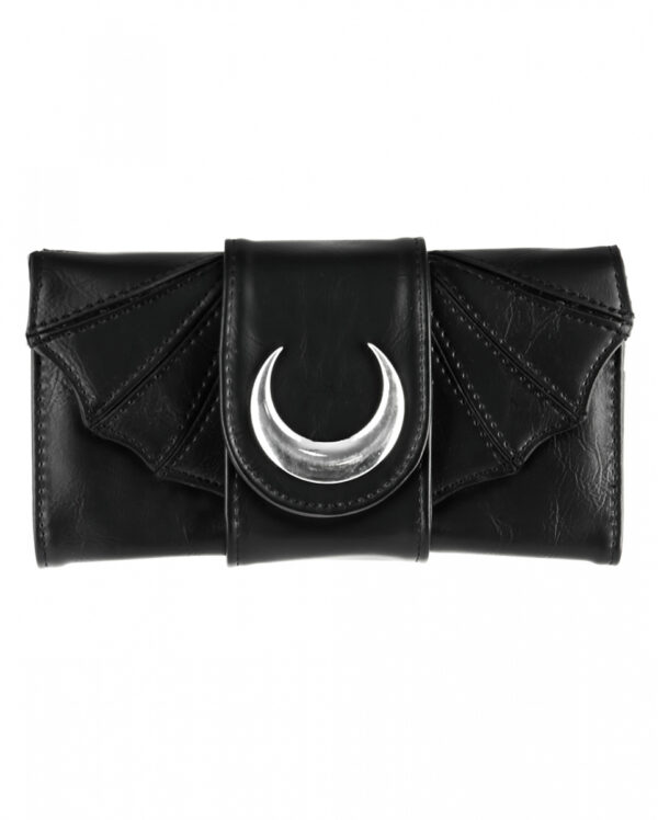 Moon Gothic Purse mit Fledermausflügel