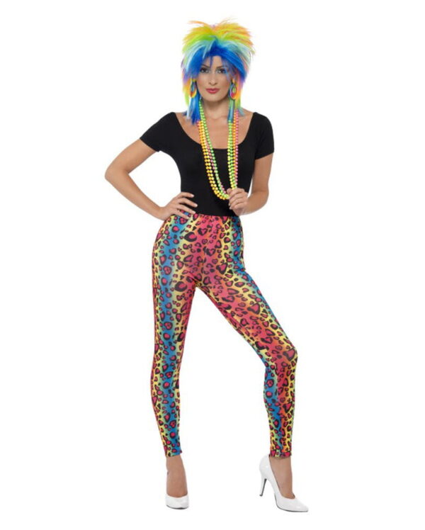 Neon Leoparden Leggings