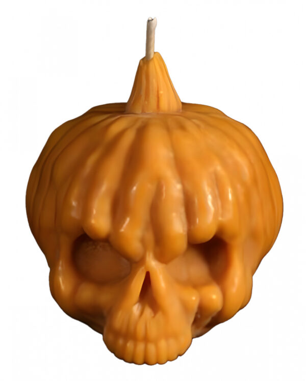 Pumpkin Totenkopf Kerze 7,5cm