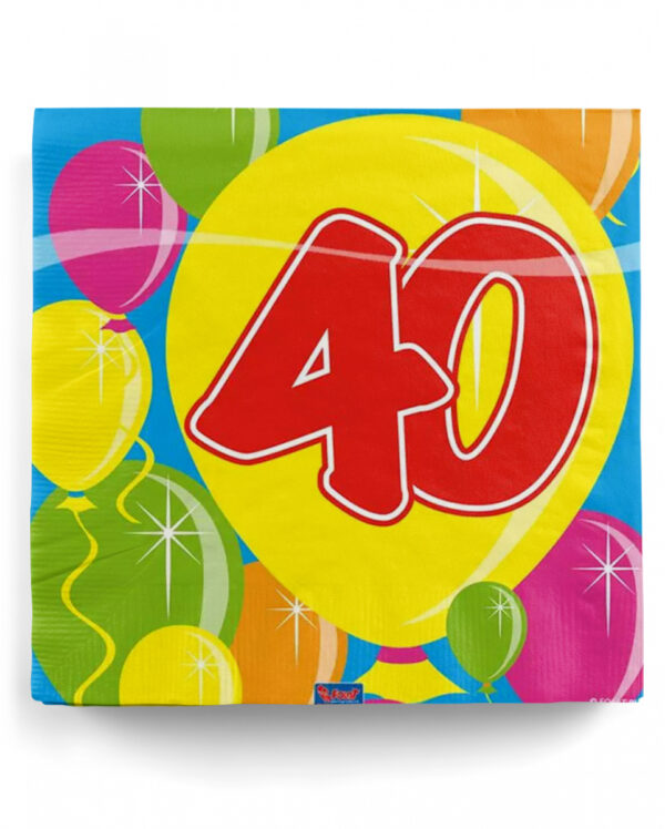 Servietten Ballon 40