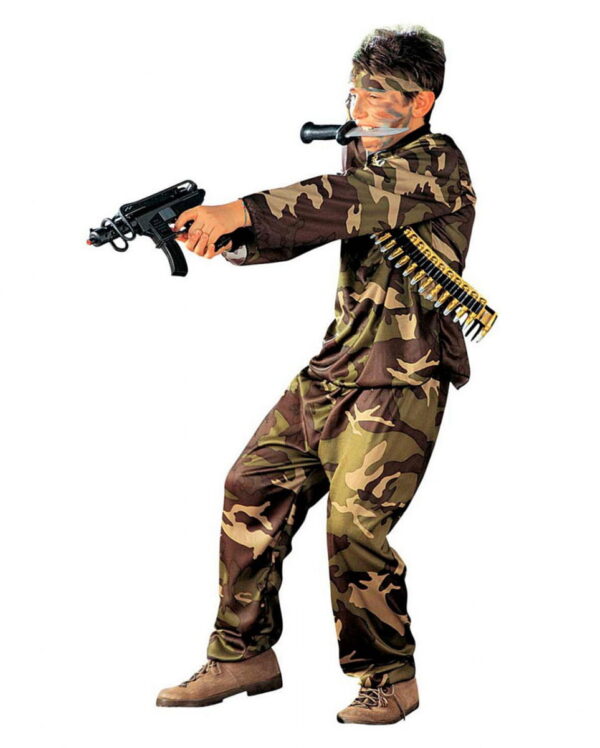 Soldaten Kinder Kostüm Uniform L