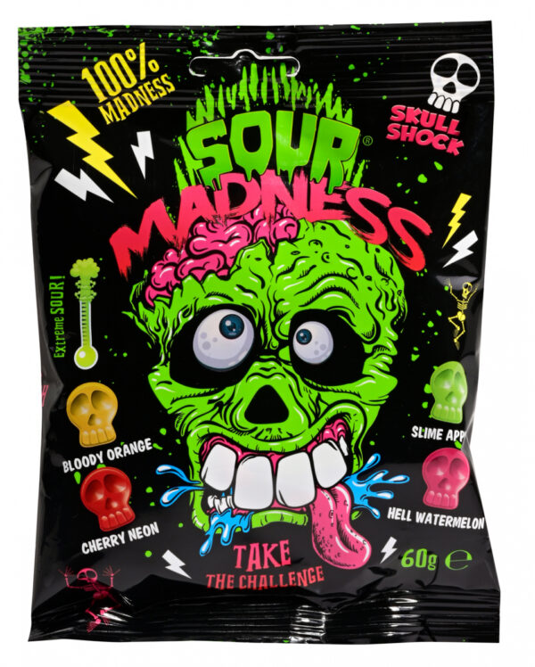 Sour Madness Totenkopf Bonbon Mix 60g