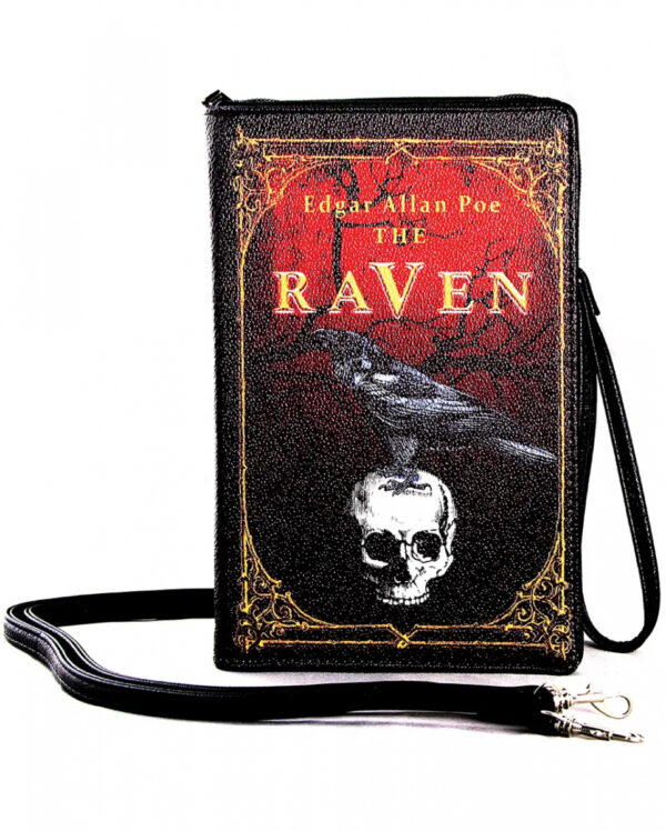 The Raven Vintage Buch Handtasche