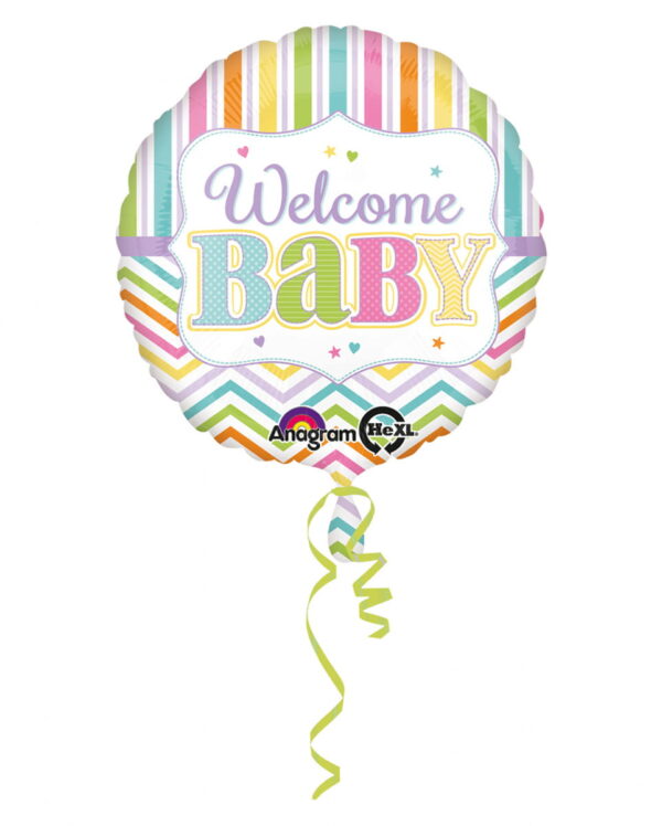 Welcome Baby Folienballon 43cm